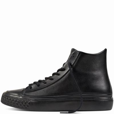 Converse Chuck Taylor All Star Modern Lux High Tops Mens - Black/Black/White Shoes (186HCQXW)